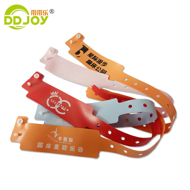 Custom Information Soft Identification Vinyl / Pvc Wristband | DDJOY