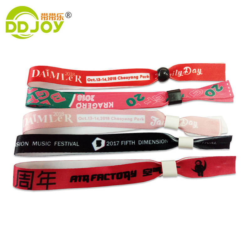 Hot Sell Custom Event & Party Polyester Festival Wristband | DDJOY