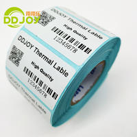 Custom Roll Blank Shipping Sticker Printable Direct Thermal Paper Barcode Labels Shipping
